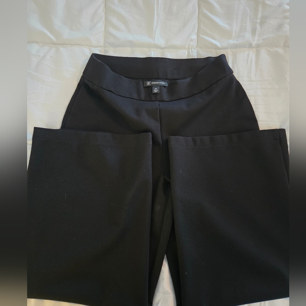 INC International Concepts Black Wide Leg Pants